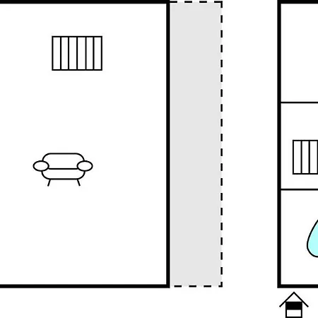 Prázdninový dům 2 Bedroom Gorgeous In *